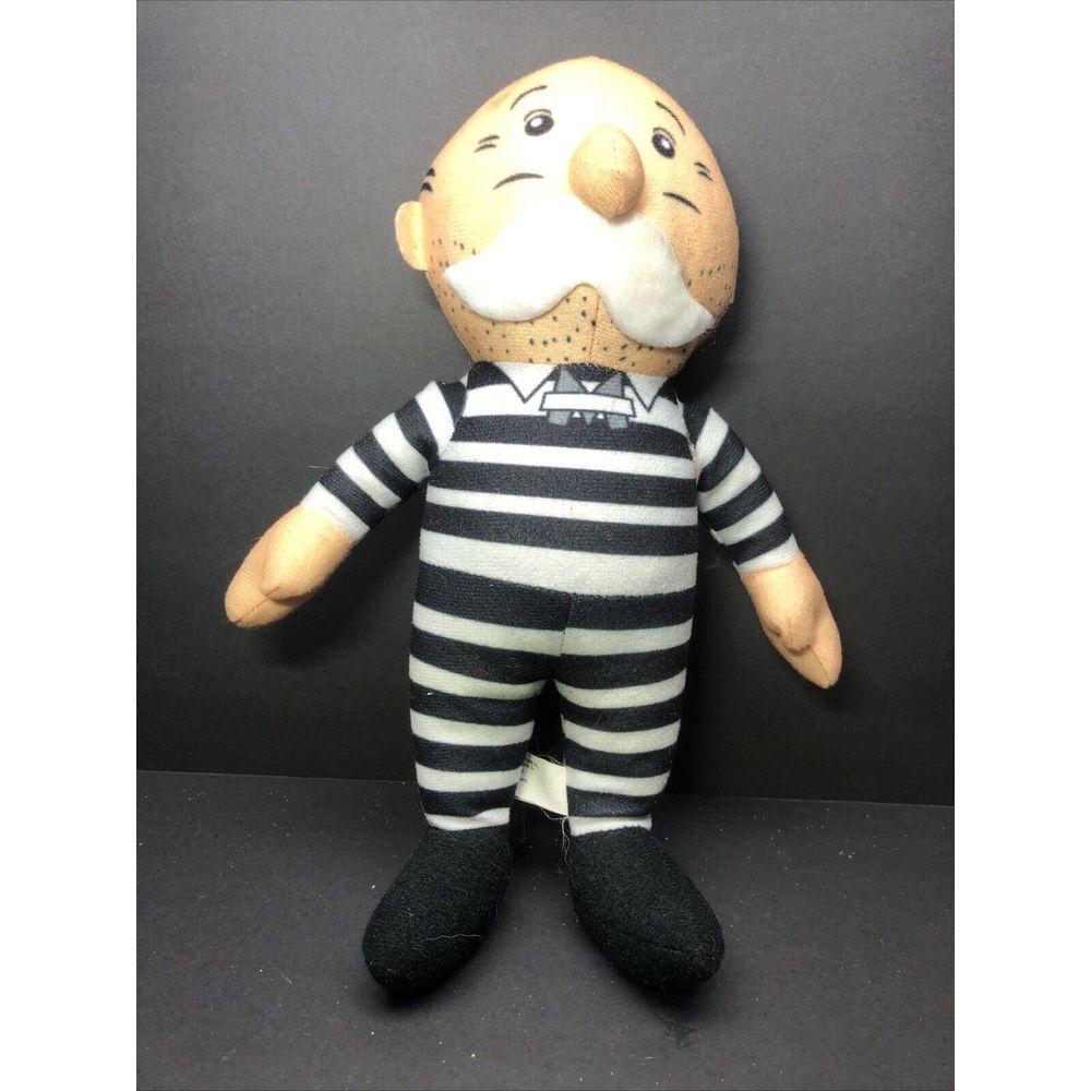 Mr. Monopoly Man Official Plush Hasbro Gaming Get Out Of Jail Free Toy‎ / 10"